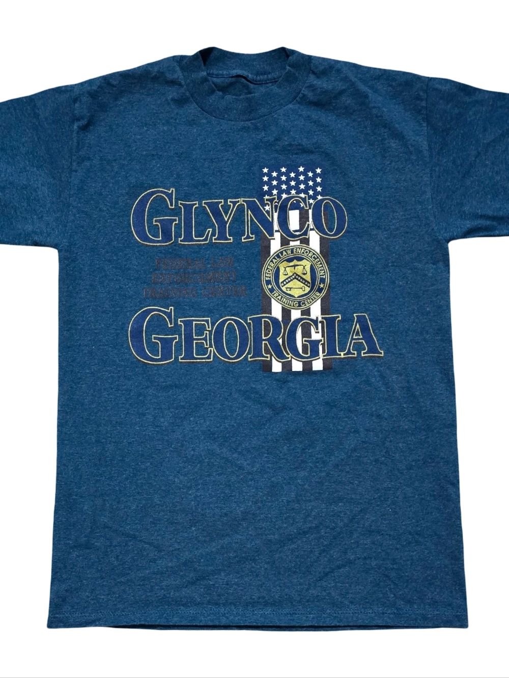 90s Vintage Glynco Georgia Police Training Center Single Stitch Shirt Medium